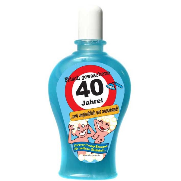 Shampoo-Frisch-gewaschene-40-Jahre-Gagartikel-zum-40 Geburtstag
