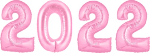 Silvester-Folienballons-Zahlen-2022-rosa-Luftballons-Dekoration-zu-Silvester-Neujahr-Partydekoration