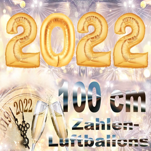 Silvester-Folienballons-Zahlen-2022-gold-Luftballons-Dekoration-zu-Silvester-Neujahr-Partydeko