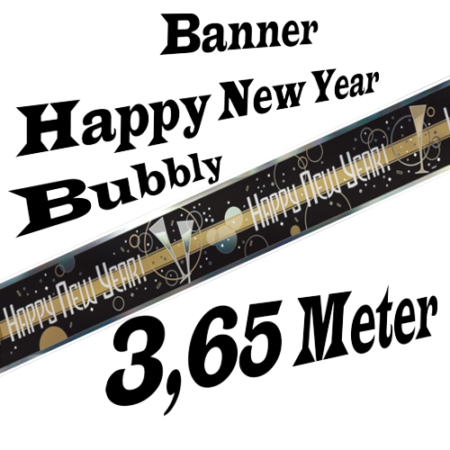 Silvesterdeko-Banner-Bubbly-Happy-New-Year