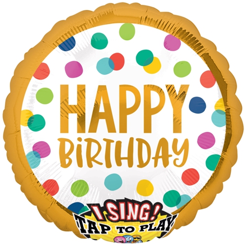 Singender-Folienballon-Happy-Birthday-Dots-Luftballon-Geschenk-zum-Geburtstag