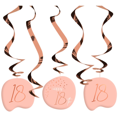 Swirl-Dekoration-Elegant-Lush-Blush-18-Raumdekoration-Partydeko-zum-18.-Geburtstag