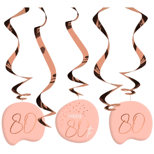 Swirl-Dekoration-Elegant-Lush-Blush-80-Raumdekoration-Partydeko-zum-80.-Geburtstag