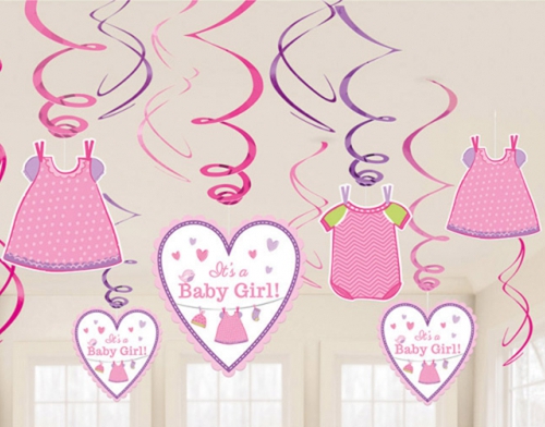 Swirl-Dekoration-Shower-with-Love-Girl-Raumdekoration-Babyparty-Maedchen