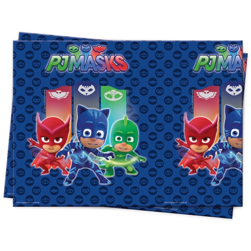 Tischdecke-PJ-Masks-Partydekoration-Kindergeburtstag-Pyjamahelden-Tischdeko-Eulette-Gecko-Catboy