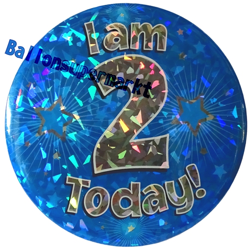 Tischdekoration-Aufsteller-Zahl-2-blau-I-am-2-today-Dekoration-zu-Geburtstag-Kindergeburtstag-Party