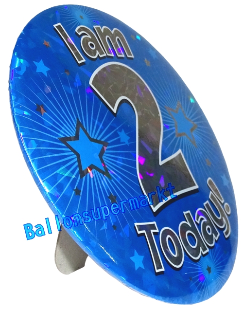 Tischdekoration-Aufsteller-Zahl-2-blau-I-am-2-today-Dekoration-zu-Geburtstag-Kindergeburtstag