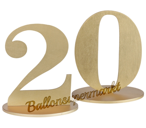 Tischdekoration-Aufsteller-Zahl-20-gold-Dekoration-zum-20.-Geburtstag-Jubilaeum