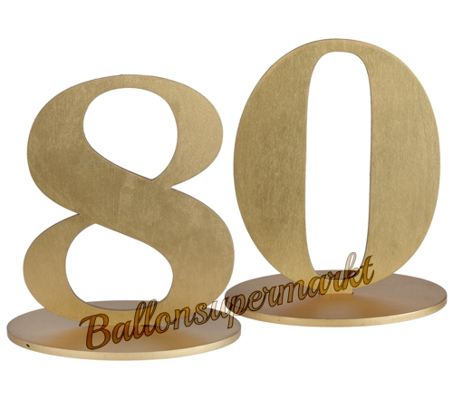 Tischdekoration-Aufsteller-Zahl-80-gold-Dekoration-zum-80.-Geburtstag-Jubilaeum