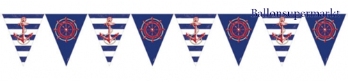 Wimpelkette-Anchors-Aweight-Raumdekoration-Girlande-Mottoparty-Maritim-Segelparty