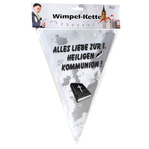 Wimpelkette-zur-Kommunion-Raumdekoration-Girlande-Erstkommunion