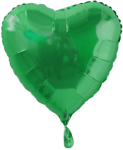 Aufgeblasener Luftballon aus Folie