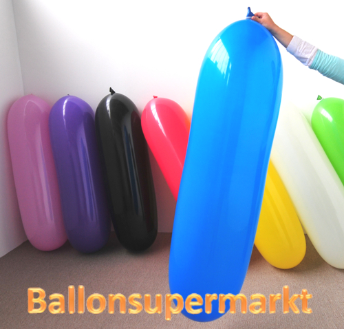ausgefallene Form des Latex-Luftballons. Großer Banner-Ballon zur Dekoration