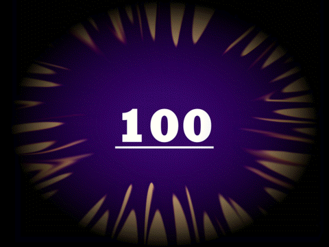 Ballondekoration Zahl 100, 100. Geburtstag, 100. Jubiläum, Dekoration mit Zahlen aus Luftballons