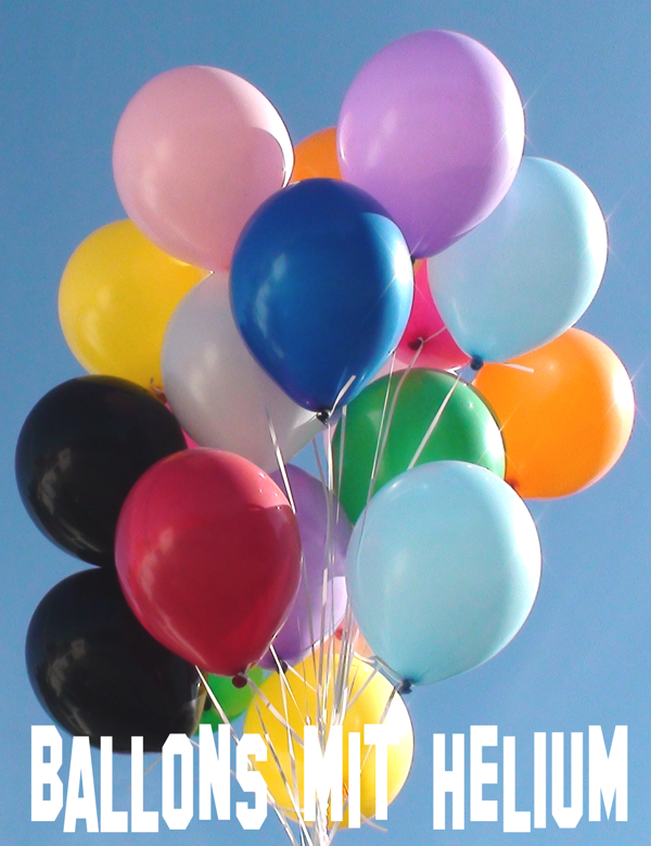 Ballons mit Helium