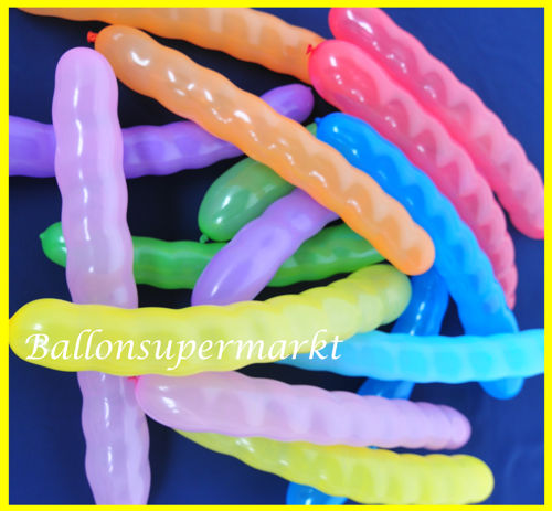 banner-ballons-spiralen-bunte-farben