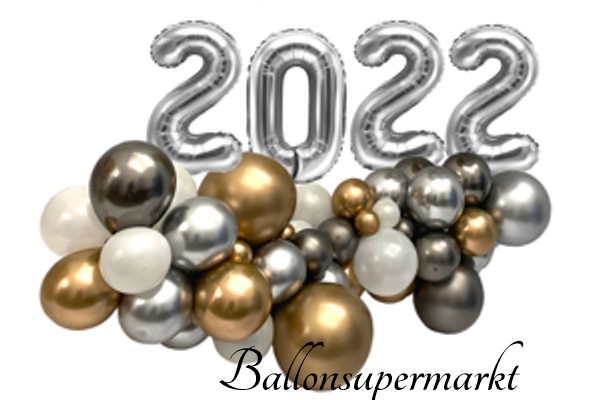 DIY Ballondeko zur Silvesterparty 01