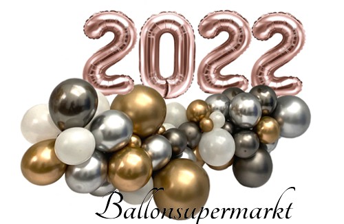 DIY Ballondeko zur Silvesterparty 02