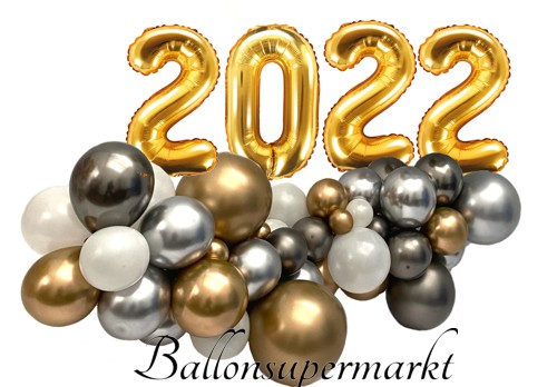 DIY Ballondeko zur Silvesterparty 03