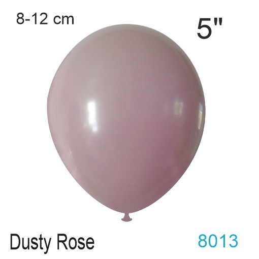 dusty rose luftballon 8-12 cm, vintage-farbe