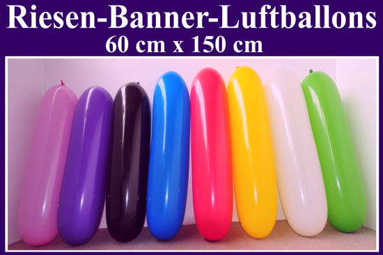 Große Banner-Luftballons