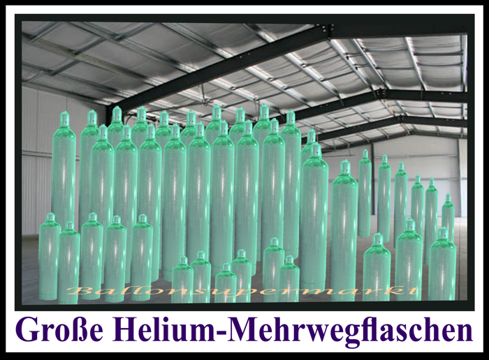 Große mehrweg-heliumflaschen, helium in mehrwegflaschen