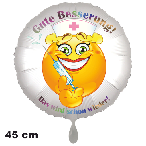 Gute Besserung Ballon. Das wird schon wieder! 45 cm, inklusive Helium