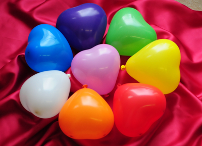 herzluftballons 8 bis 12 cm premium