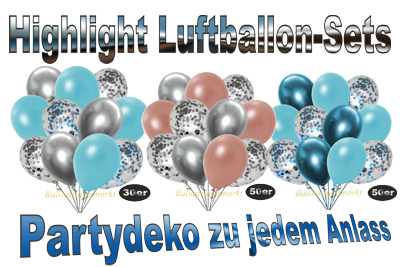 highlight luftballon-sets, partydekoration zu jedem anlass