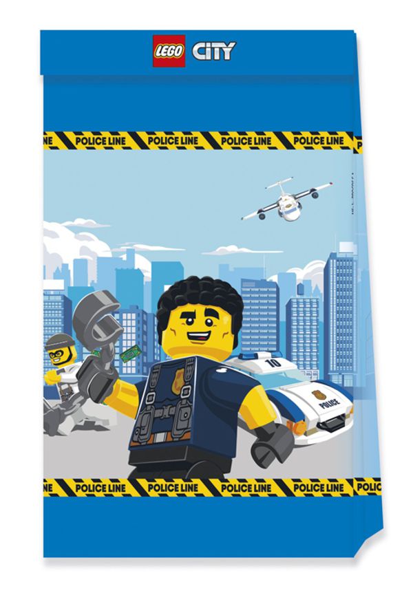 Partybecher-Lego-City-Partydekoration-City-Tischdeko-zum-Kindergeburtstag