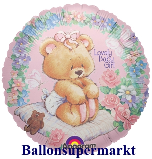 luftballon-geburt-taufe-lovely-baby-girl