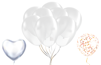luftballons transparent premium