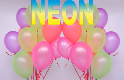 neon luftballons premium