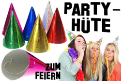 Partyhütchen, Partydeko und Festdekoration