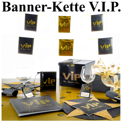 VIP Party Bannergirlande