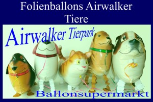 Airwalker Tierpark Luftballons ohne Helium