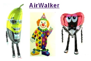 Airwalker Luftballons mit Helium