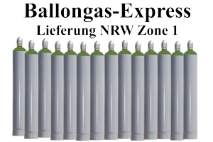 Zone 1 Ballongas Versand NRW