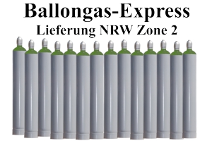 Zone 2 Ballongas Versand NRW