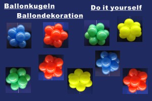 Ballonkugeln Partydekoration