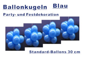 Ballonkugeln Standard Blau
