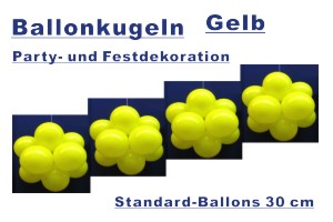 Ballonkugeln Standard Gelb