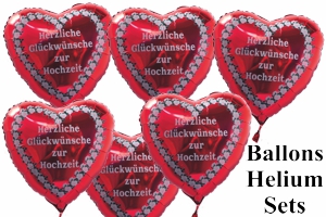 Herzliche Glückwünsche zur Hochzeit Sets