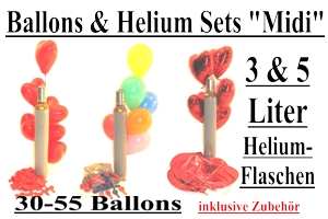 Ballons & Helium Sets "Midi"