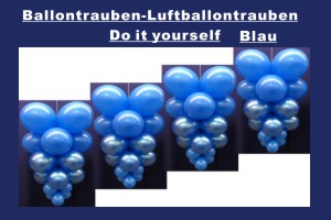 Ballontrauben Standard Blau