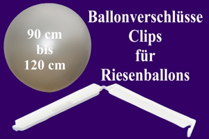 Verschlüsse für Herzluftballons 80 cm