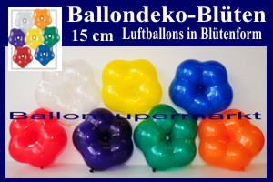 Blüten-Luftballons 15 cm