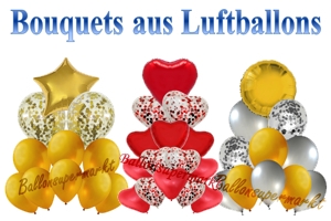 Bouquets aus Luftballons zur Hochzeit