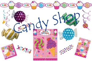 Candy Bar Geburtstagsdekoration