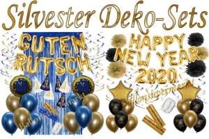 Silvester Deko-Sets